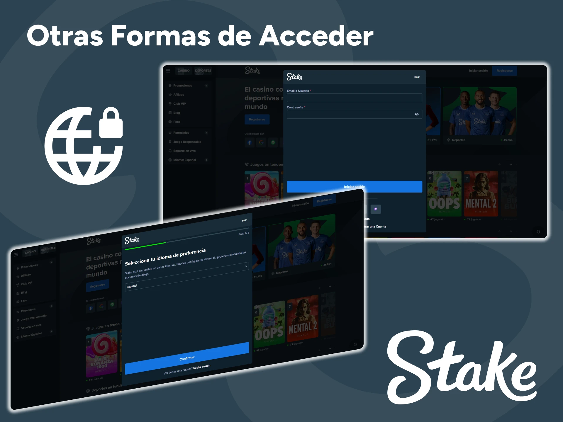 Descubre cómo acceder a la plataforma Stake.